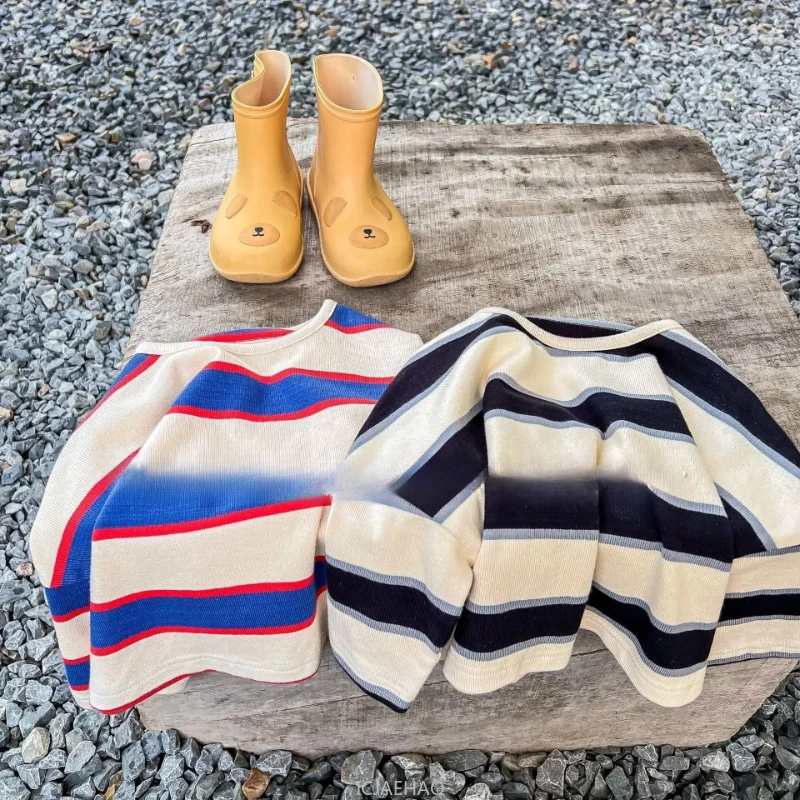 2025 Children's Fashion Sweatshirts Girls Boys Kids New Stripe Baby Long Sleeve Cotton T Shirts Fashion Tops Tees Autumn Spring
2025 Children's Fashion Sweatshirts Girls Boys Kids New Stripe Baby Long Sleeve Cotton T Shirts Fashion Tops Tees Autumn Spring