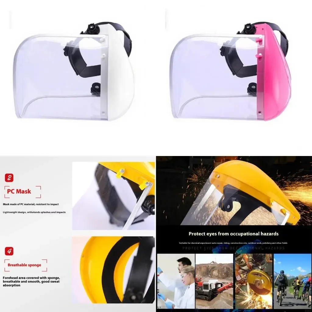 Anti Splash Full Face Protective Clear Lens Impacts Resistant Design Adjustable Straps Face Cover H8WD
Anti Splash Full Face Protective Clear Lens Impacts Resistant Design Adjustable Straps Face Cover H8WD