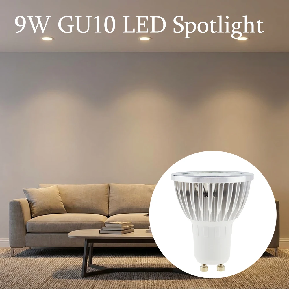 5PCS GU10 COB LED Spotlight 9W Lamps AC85-265V Light Bulbs for Home Office Lighting Cool/Warm/Neutral White Room Spot Light
5PCS GU10 COB LED Spotlight 9W Lamps AC85-265V Light Bulbs for Home Office Lighting Cool/Warm/Neutral White Room Spot Light