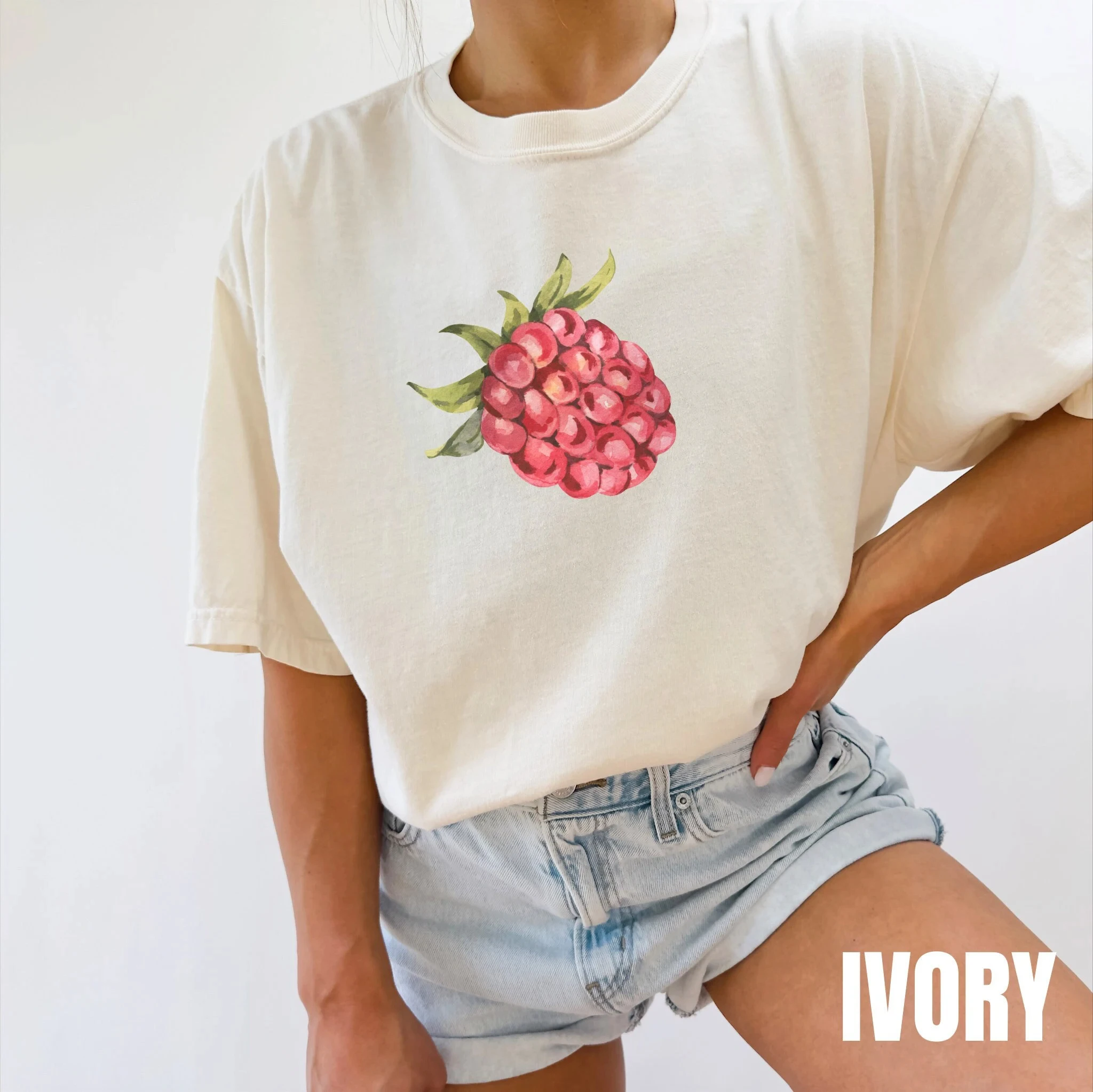 Plus Size Summer Women's Vintage Raspberry T-Shirt Unisex Cotton Breathable Stylish Versatile Street Style Oversized
Plus Size Summer Women's Vintage Raspberry T-Shirt Unisex Cotton Breathable Stylish Versatile Street Style Oversized