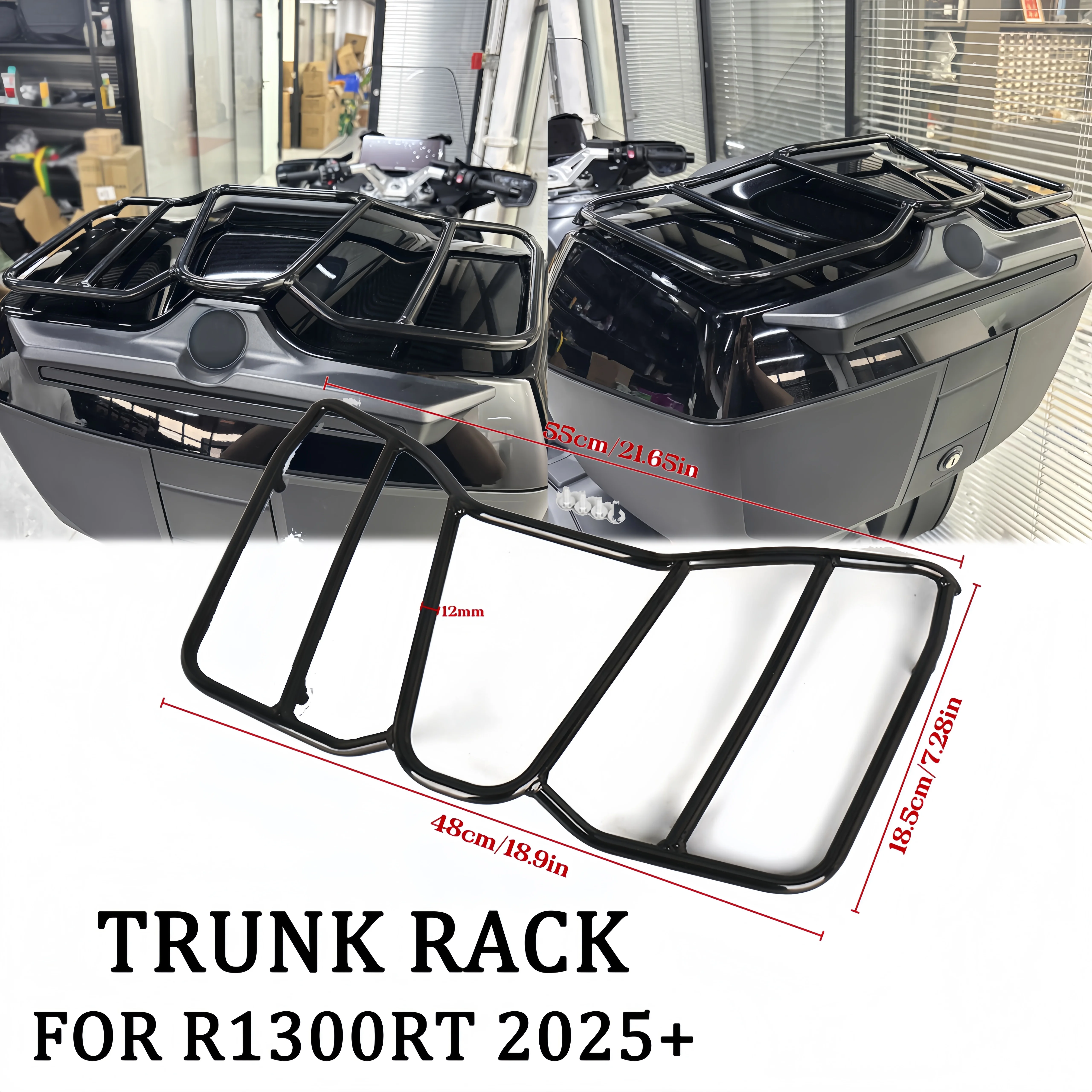 Accessories Black Luggage Rack Rail Tour Pack Carrier Trunk Top Rack Rear Bracket For BMW R1300RT 2025 R1300 RT R 1300 RT 2026
Accessories Black Luggage Rack Rail Tour Pack Carrier Trunk Top Rack Rear Bracket For BMW R1300RT 2025 R1300 RT R 1300 RT 2026