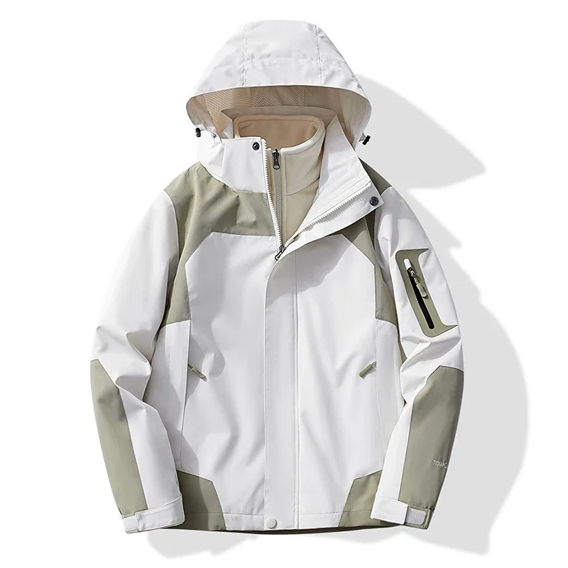 Autumn and Winter 3-in -1 Charge Jacket Outdoor Cycling Windproof Wear-resistant Multi-pocket Hooded Windbreaker Camping Coat
Autumn and Winter 3-in -1 Charge Jacket Outdoor Cycling Windproof Wear-resistant Multi-pocket Hooded Windbreaker Camping Coat