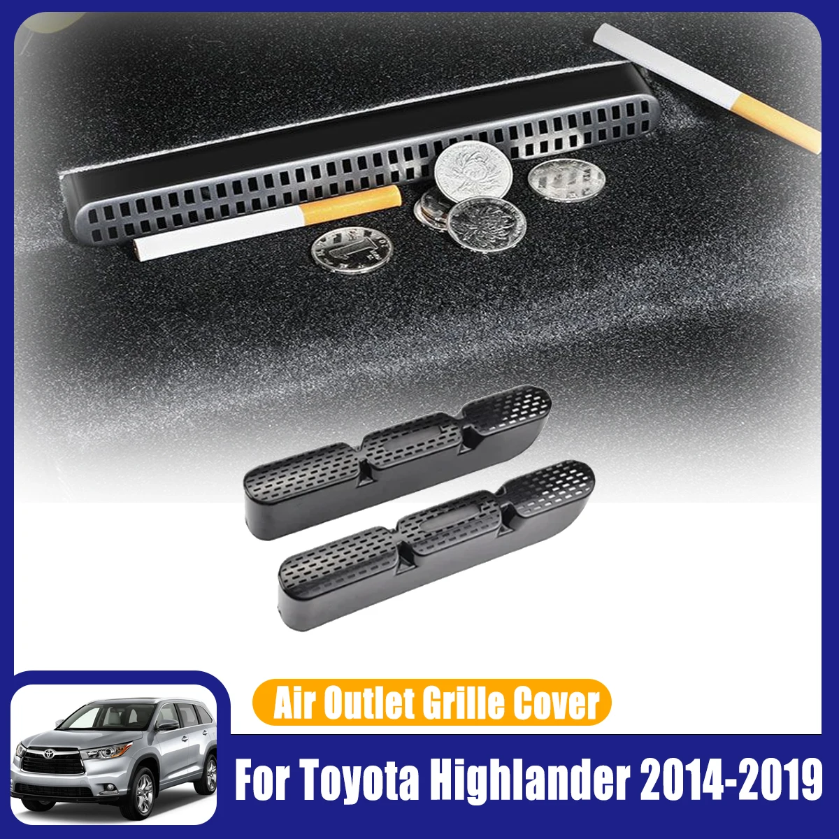 For Toyota Highlander Kluger XU50 2014-2019 2015 Car Air Condition Outlet Covers Trim Under Seat Protection Interior Accessories
For Toyota Highlander Kluger XU50 2014-2019 2015 Car Air Condition Outlet Covers Trim Under Seat Protection Interior Accessories