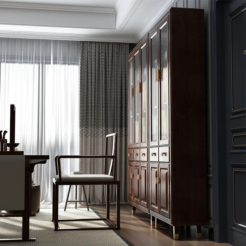 Living room cabinet against the wall American all-wooden combination storage
Living room cabinet against the wall American all-wooden combination storage