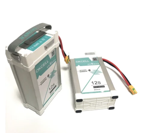 OKCEL Ouhe 12S Intelligent 8000 16000 22000mAh Lithium Battery Square Plant Protection Drone 44.4V
OKCEL Ouhe 12S Intelligent 8000 16000 22000mAh Lithium Battery Square Plant Protection Drone 44.4V