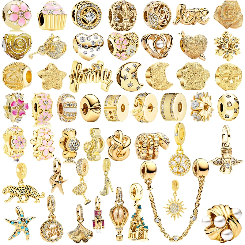 Новые искрящиеся позолоченные клипсы, подвесные бусины, подходят для оригинального браслета в виде змеи, ожерелье, бусины для ювелирных изделий своими руками, женский подарок
Новые искрящиеся позолоченные клипсы, подвесные бусины, подходят для оригинального браслета в виде змеи, ожерелье, бусины для ювелирных изделий своими руками, женский подарок