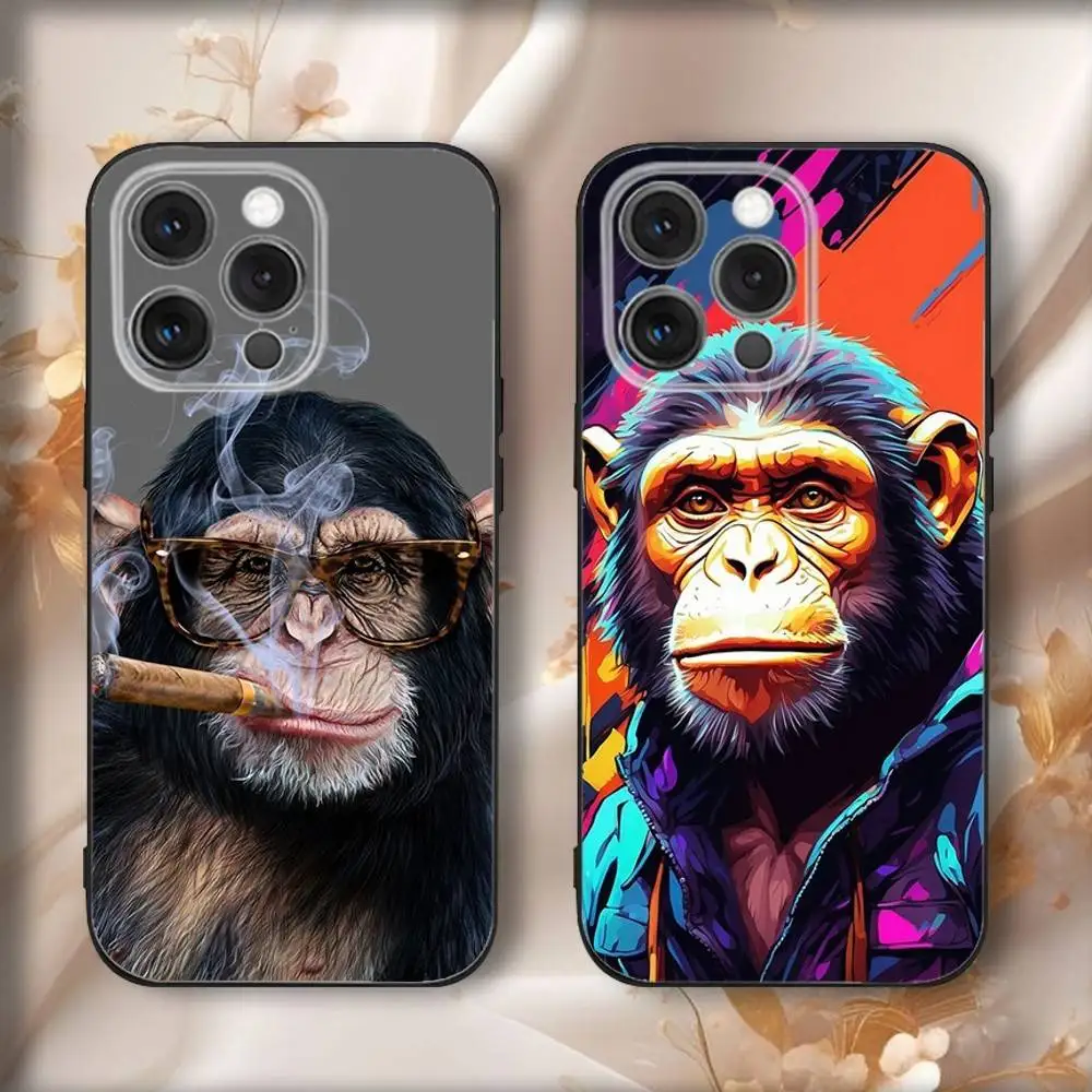 Monkey Gorillas Phone Case For iPhone16,15,14,13,12,11,Pro,Max,Plus,X,XS,SE4,E,Mini,Soft Black Case 
Monkey Gorillas Phone Case For iPhone16,15,14,13,12,11,Pro,Max,Plus,X,XS,SE4,E,Mini,Soft Black Case