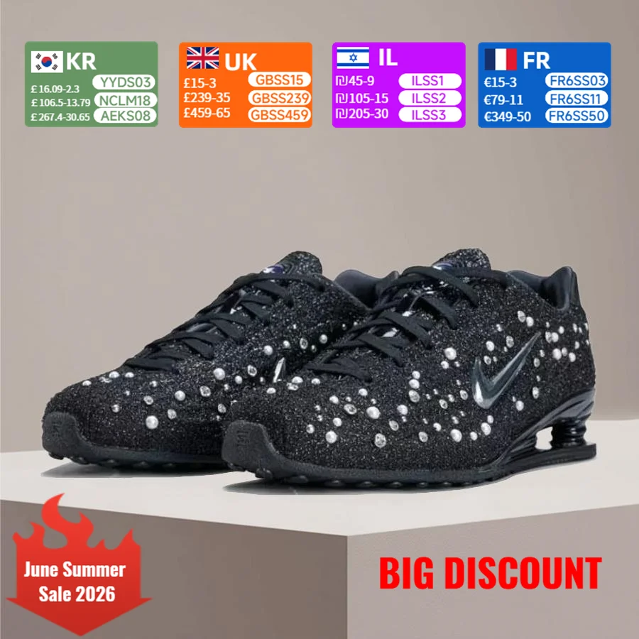 Nike SHOX Z: Stylish, versatile, durable, lightweight, and breathable women's casual comfort running shoes in black IQ1157-010
Nike SHOX Z: Stylish, versatile, durable, lightweight, and breathable women's casual comfort running shoes in black IQ1157-010