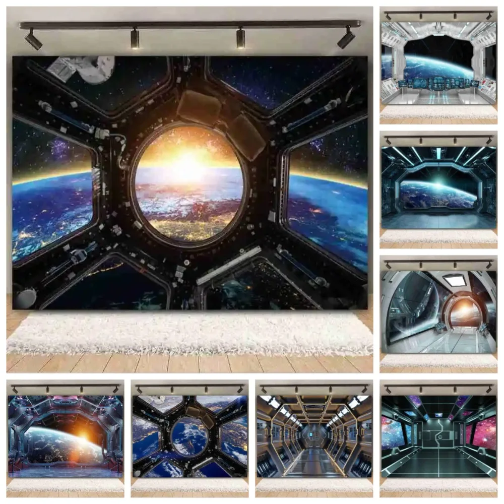 Interior Space of Spacecraft, Space Planets, Spacecraft Banner Background, Children Room Home Decoration, Photography Background
Interior Space of Spacecraft, Space Planets, Spacecraft Banner Background, Children Room Home Decoration, Photography Background