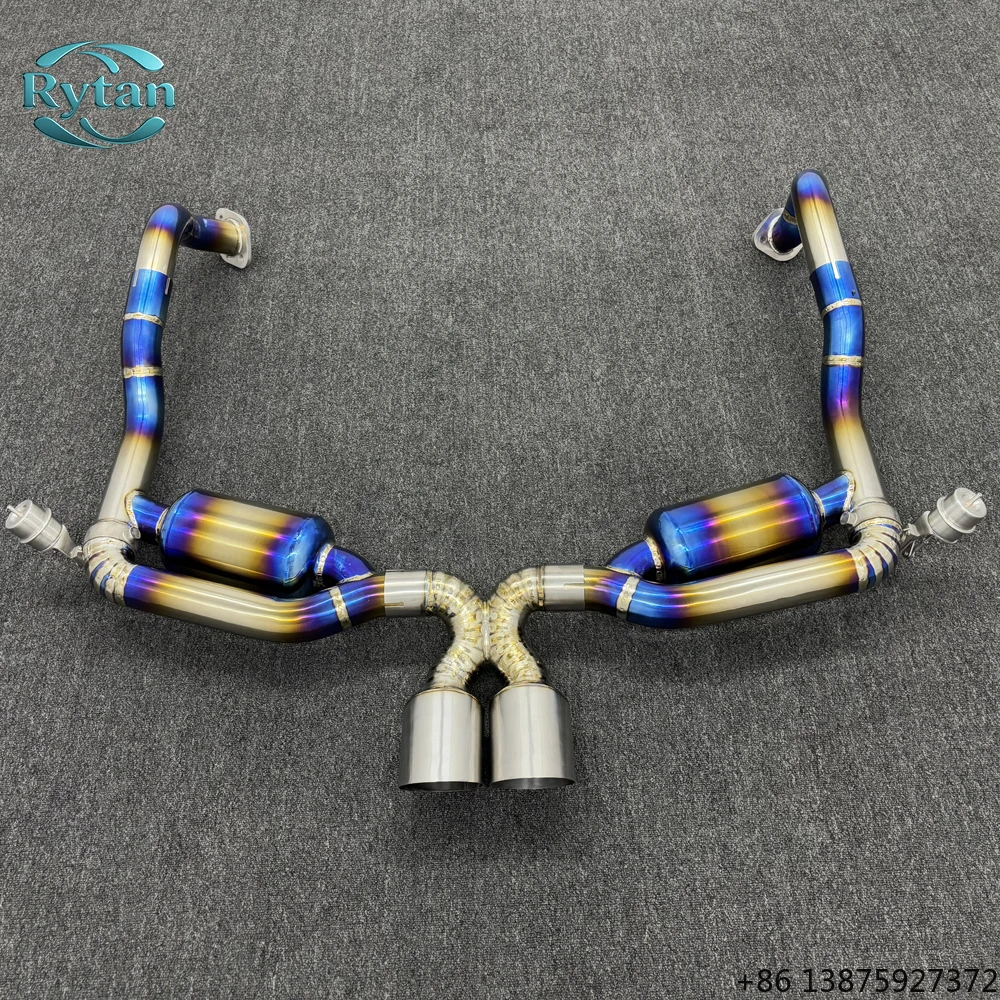 Выхлопная система Rytan Valvetronic из титанового сплава с клапанами (Catback) для 718 GT4
Выхлопная система Rytan Valvetronic из титанового сплава с клапанами (Catback) для 718 GT4