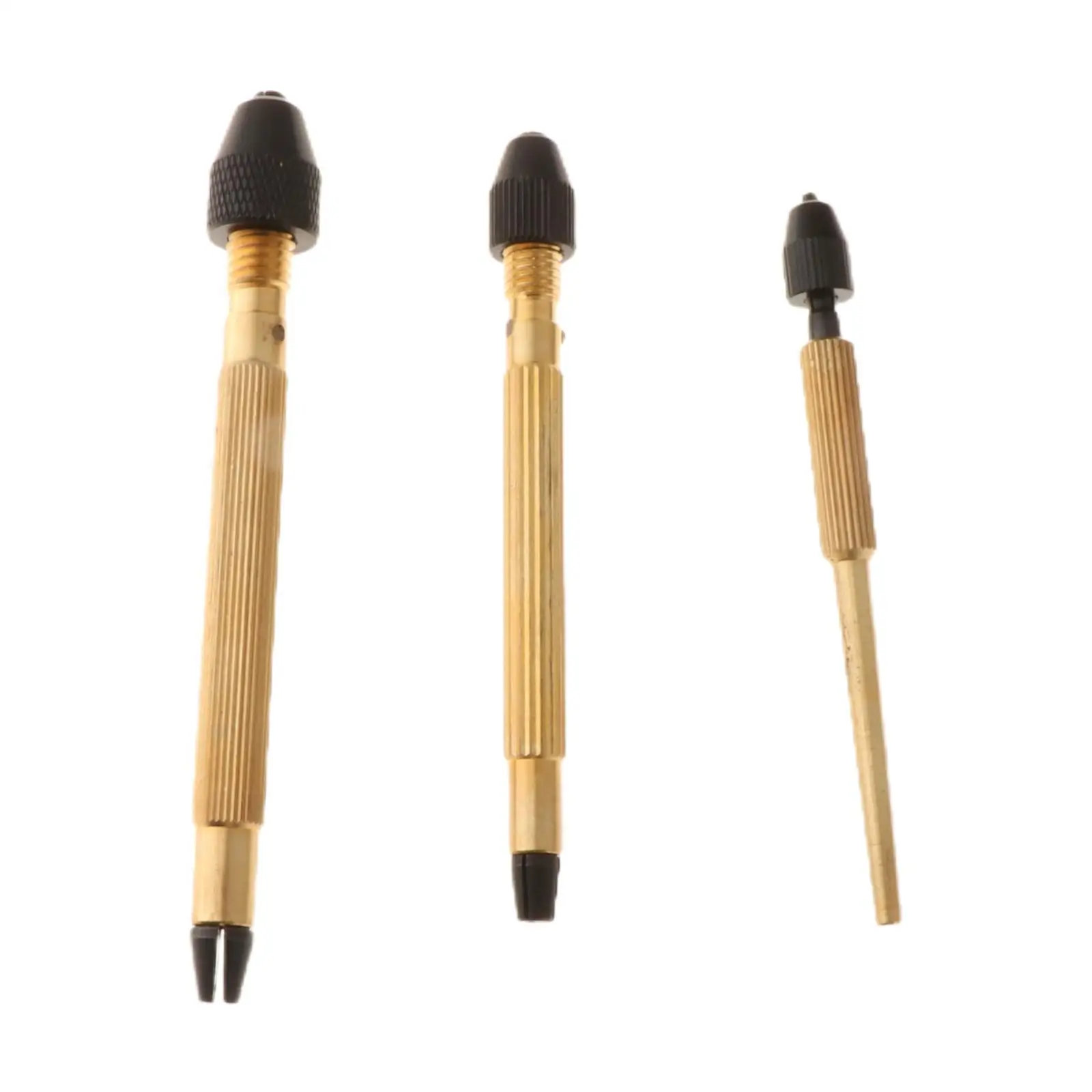 3x Pin Vise Hand Drill Twist Hobby Drill Lightweight Micro Professional Accessories Rotary Tools Jewelry Drill for Jewelry
3x Pin Vise Hand Drill Twist Hobby Drill Lightweight Micro Professional Accessories Rotary Tools Jewelry Drill for Jewelry