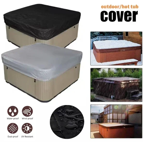 Spa Hot Tub Dust Cover Bathtub Swimming Pool Waterproof Outdoor Falling Leaf Protector Cover Garden Courtyard Anti-UV Protector
Spa Hot Tub Dust Cover Bathtub Swimming Pool Waterproof Outdoor Falling Leaf Protector Cover Garden Courtyard Anti-UV Protector
