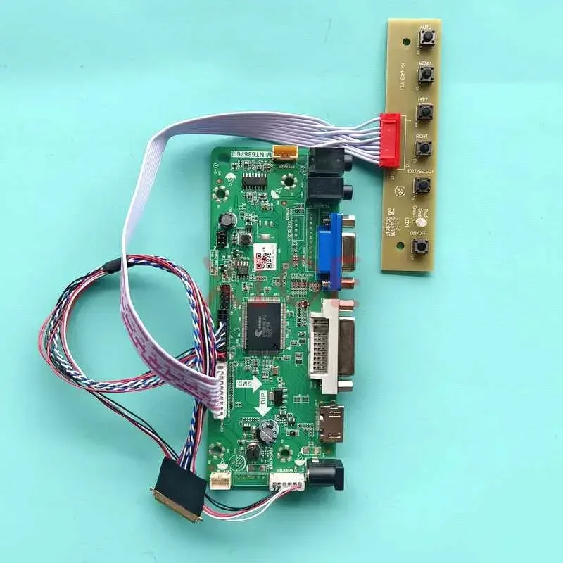 Набор «сделай сам» для B133XW03 V0/V1/V2 B133XW07 V1 DVI VGA LVDS 40Pin 1366x768, панель ноутбука 13,3 дюйма, HDMI-совместимый контроллер, плата драйвера
Набор «сделай сам» для B133XW03 V0/V1/V2 B133XW07 V1 DVI VGA LVDS 40Pin 1366x768, панель ноутбука 13,3 дюйма, HDMI-совместимый контроллер, плата драйвера