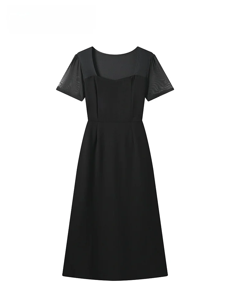 CaraCLUB plus Size Hepburn Style Short Sleeve Dress Women's Summer New Slimming Square Collar Skirt City Walk Polyester Fiber
CaraCLUB plus Size Hepburn Style Short Sleeve Dress Women's Summer New Slimming Square Collar Skirt City Walk Polyester Fiber