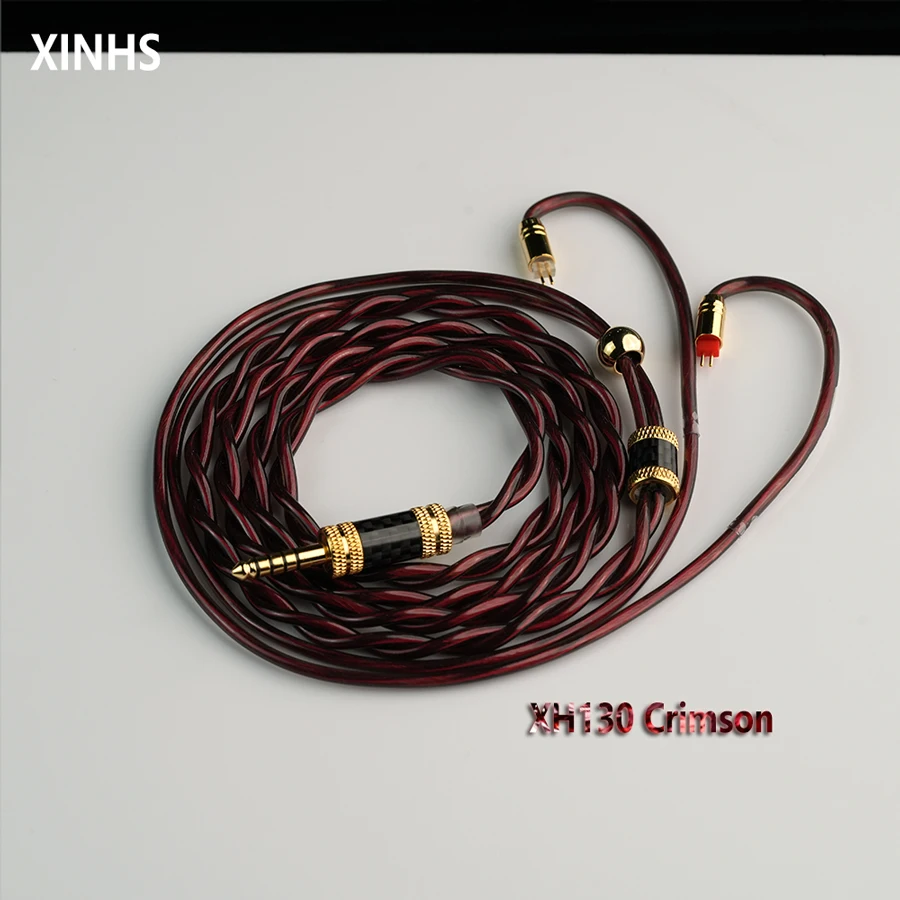 XINHS XH130 Crimson 2-Core 7N Copper + Silver Plated Conductors Earphone Upgraded Cable | Litz
XINHS XH130 Crimson 2-Core 7N Copper + Silver Plated Conductors Earphone Upgraded Cable | Litz