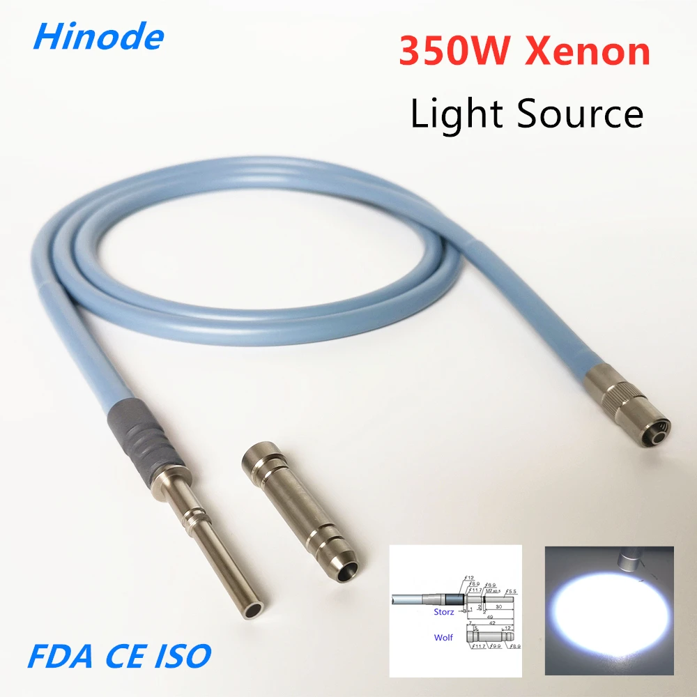 Medical Surgical Xenon 350W Light Source 500℃ Temperature Resistance Fit Storz Wolf Interface Φ4 Endoscope Optical Fiber Cable
Medical Surgical Xenon 350W Light Source 500℃ Temperature Resistance Fit Storz Wolf Interface Φ4 Endoscope Optical Fiber Cable