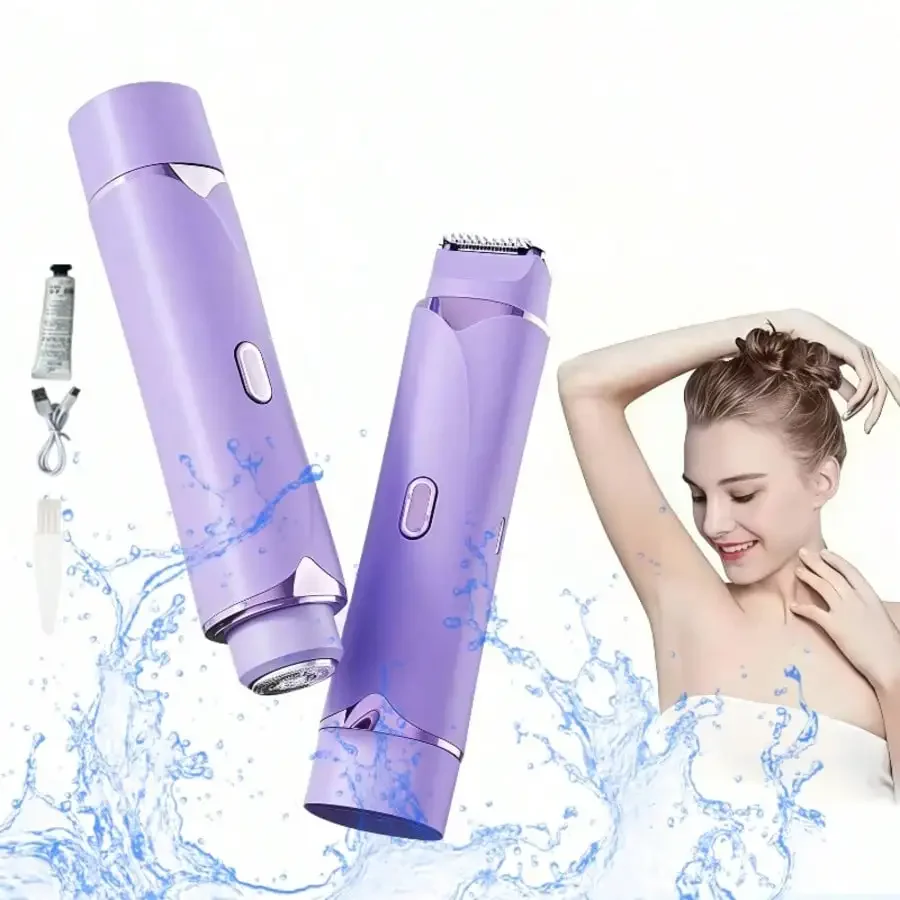 Electric Shaver for Woman Double Head Dual Purpose Female Razor Body Epilator Leg Underarm Bikini Electric Hair Remover Trimmer
Electric Shaver for Woman Double Head Dual Purpose Female Razor Body Epilator Leg Underarm Bikini Electric Hair Remover Trimmer