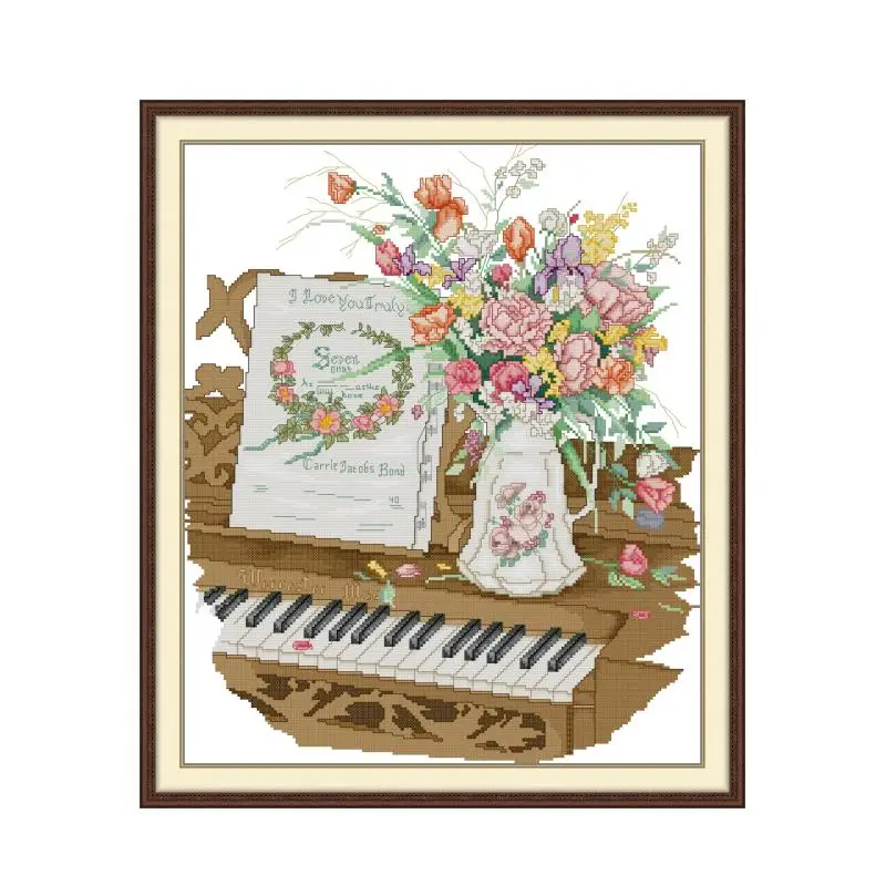 Joy Sunday New Stamped Cross Stitch Kit,11CT 14CT 16CT DIY Easy Pattern Aida Fabric Embroidery Set-Romantic Piano
Joy Sunday New Stamped Cross Stitch Kit,11CT 14CT 16CT DIY Easy Pattern Aida Fabric Embroidery Set-Romantic Piano