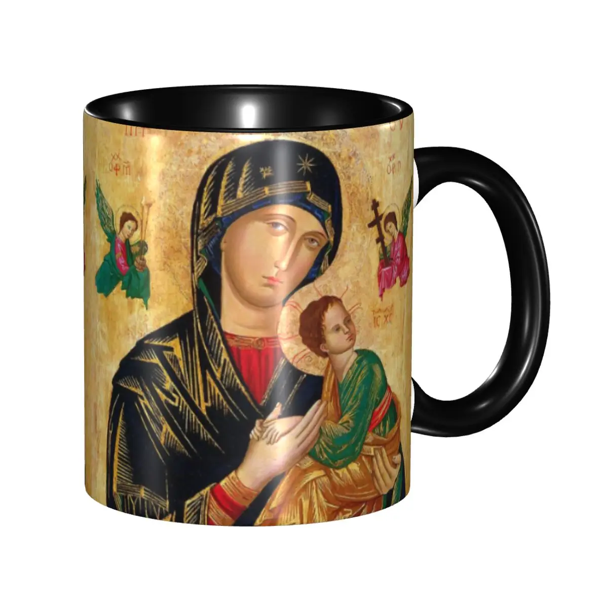 Our Lady Of Perpetual Help Coffee Mug DIY Customized Roman Catholic Virgin Mary Ceramic Mug Cup Creative Gift
Our Lady Of Perpetual Help Coffee Mug DIY Customized Roman Catholic Virgin Mary Ceramic Mug Cup Creative Gift