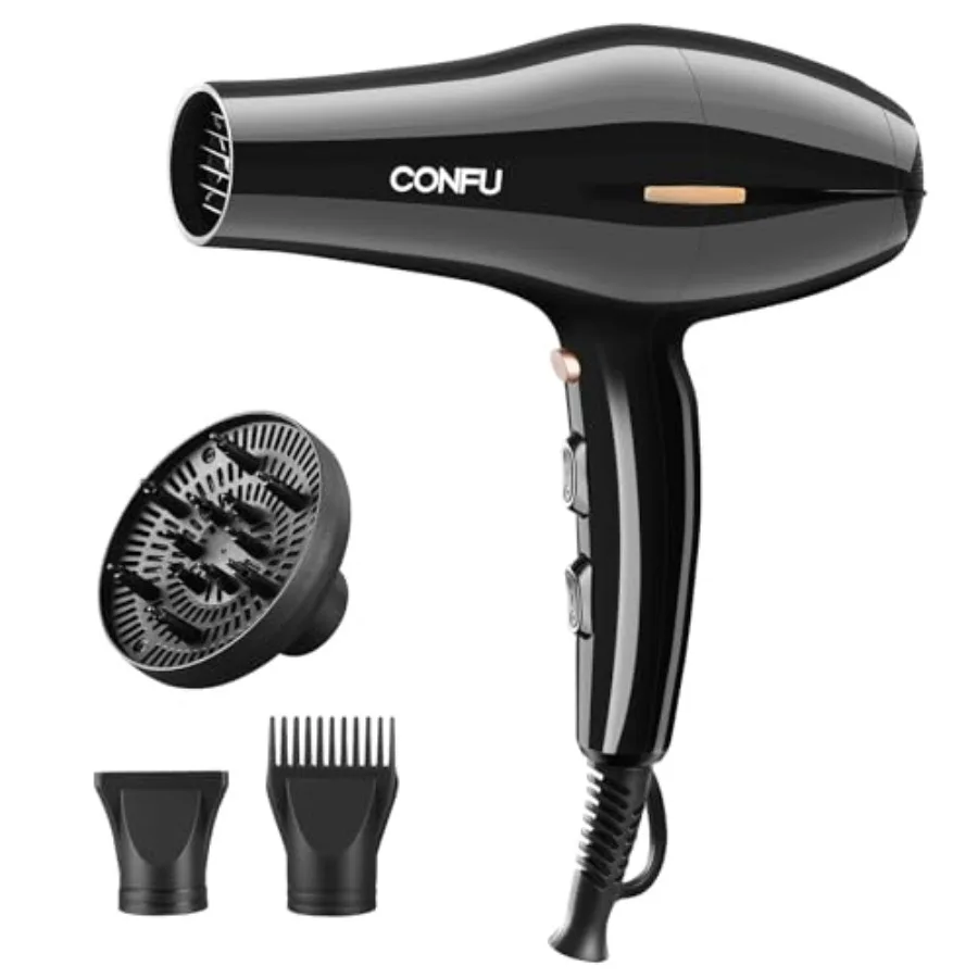 Hair Dryer, Professional Ionic Salon Blow Dryer with Diffuser for Women and Men, 5X Fast Drying, Powerful and Quiet Hair Blow D
Hair Dryer, Professional Ionic Salon Blow Dryer with Diffuser for Women and Men, 5X Fast Drying, Powerful and Quiet Hair Blow D