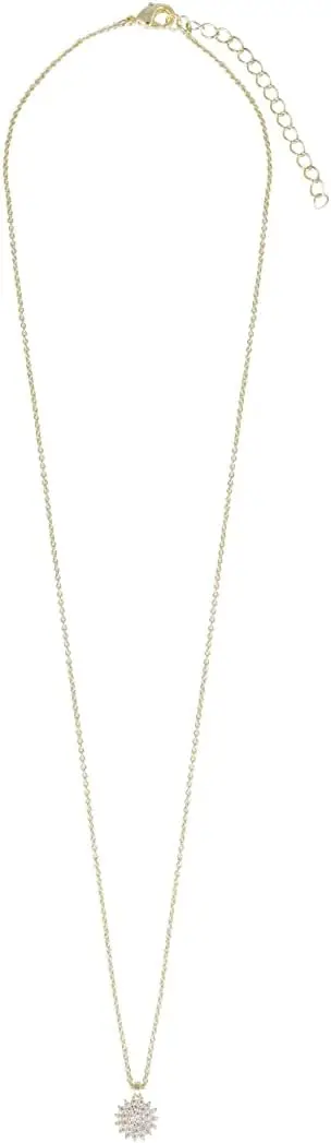 Carré - Flower Pendant Necklace in Gold Finish with Cubic Zirconia - Women's Jewelry
Carré - Flower Pendant Necklace in Gold Finish with Cubic Zirconia - Women's Jewelry