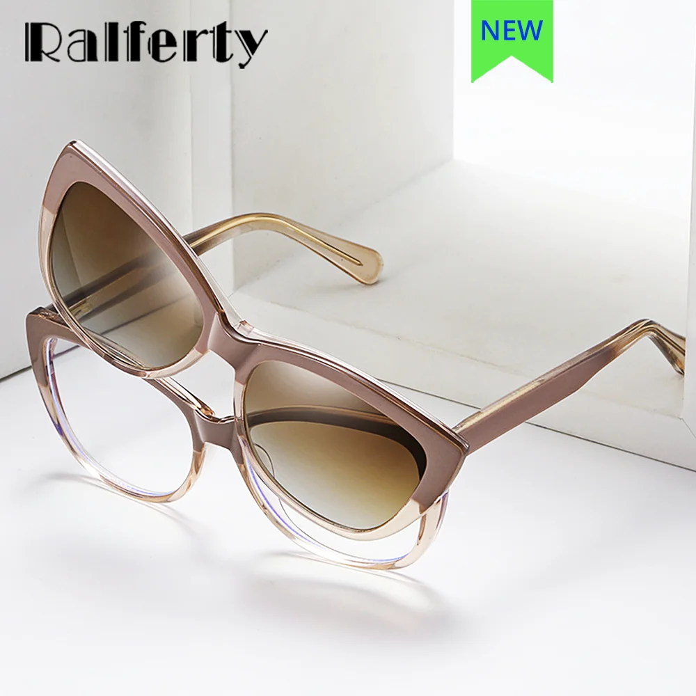 Ralferty TR90, винтажные солнцезащитные очки с магнитом, женские очки, оправа для очков «кошачий глаз», женские оправы для очков 2025, уличные поляризационные очки
Ralferty TR90, винтажные солнцезащитные очки с магнитом, женские очки, оправа для очков «кошачий глаз», женские оправы для очков 2025, уличные поляризационные очки