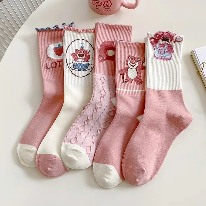 5 Pairs Disney Lotso Children Socks Cartoon Animation Kawaii Fall And Winter New Cotton Girls Socks Girls Gift
5 Pairs Disney Lotso Children Socks Cartoon Animation Kawaii Fall And Winter New Cotton Girls Socks Girls Gift