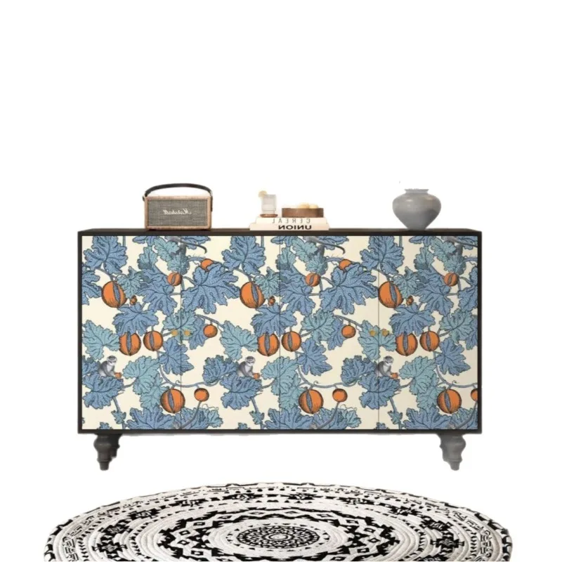 2026 new French retro entrance art painted dining side cabinet, living room solid wood storage cabinet
2026 new French retro entrance art painted dining side cabinet, living room solid wood storage cabinet