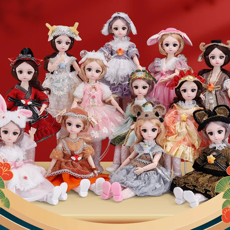 30CM Bjd Doll Full Set anime13Joints Beauty Make Up DIY Bjd Dolls With Dress Best Gifts For Girl Handmade Beauty Toy 1/6 BJD
30CM Bjd Doll Full Set anime13Joints Beauty Make Up DIY Bjd Dolls With Dress Best Gifts For Girl Handmade Beauty Toy 1/6 BJD