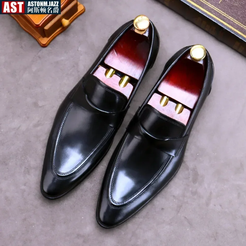 Men's Loafers High Quality Handmade Italian Leather Shoes Casual Dress Shoes Man Business Office Male Dress Wedding Party Shoes
Men's Loafers High Quality Handmade Italian Leather Shoes Casual Dress Shoes Man Business Office Male Dress Wedding Party Shoes