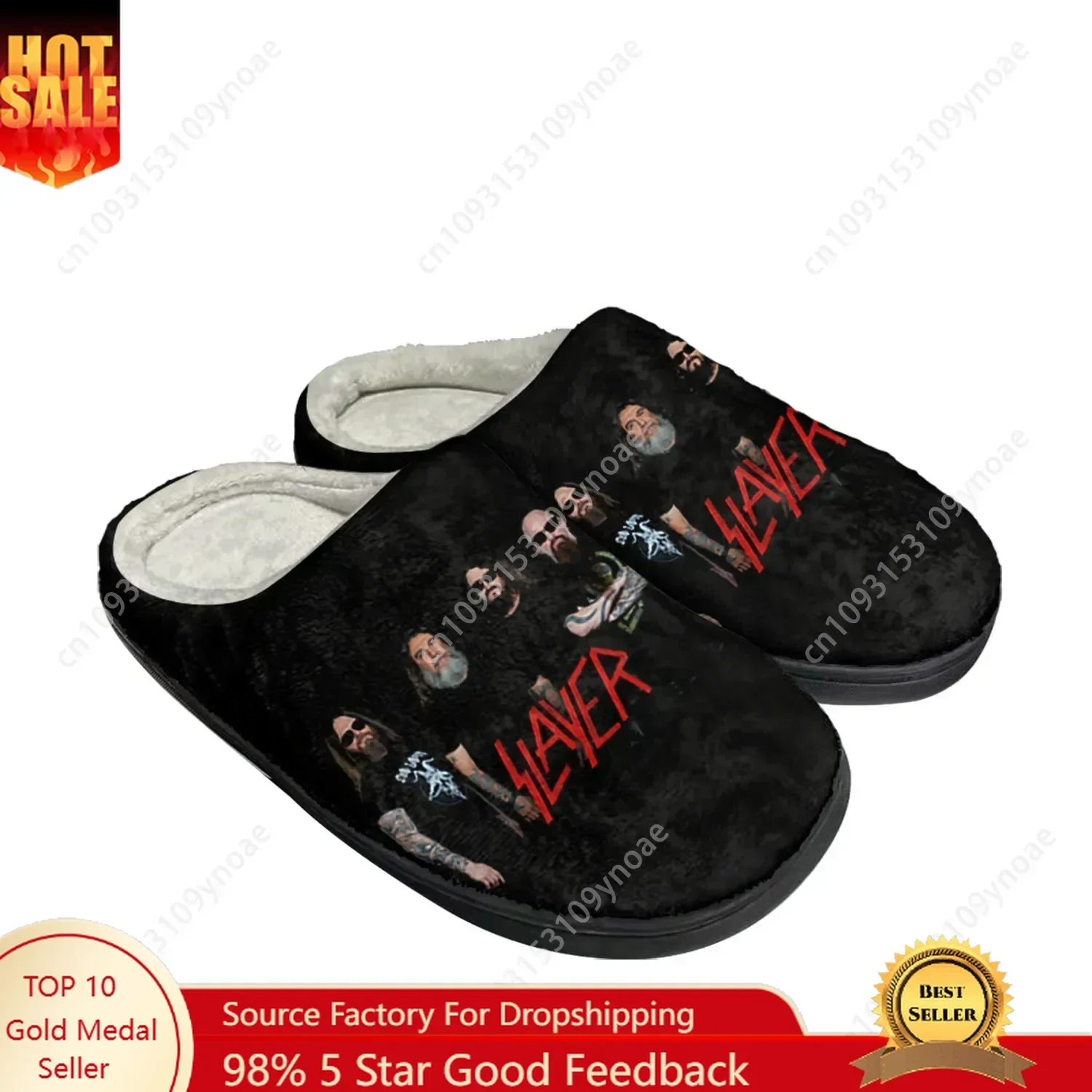 Slayer Heavy Metal Rock Band Home Cotton Slippers Mens Womens Sandals Plush Bedroom Casual Keep Warm Shoe Thermal Slipper
Slayer Heavy Metal Rock Band Home Cotton Slippers Mens Womens Sandals Plush Bedroom Casual Keep Warm Shoe Thermal Slipper