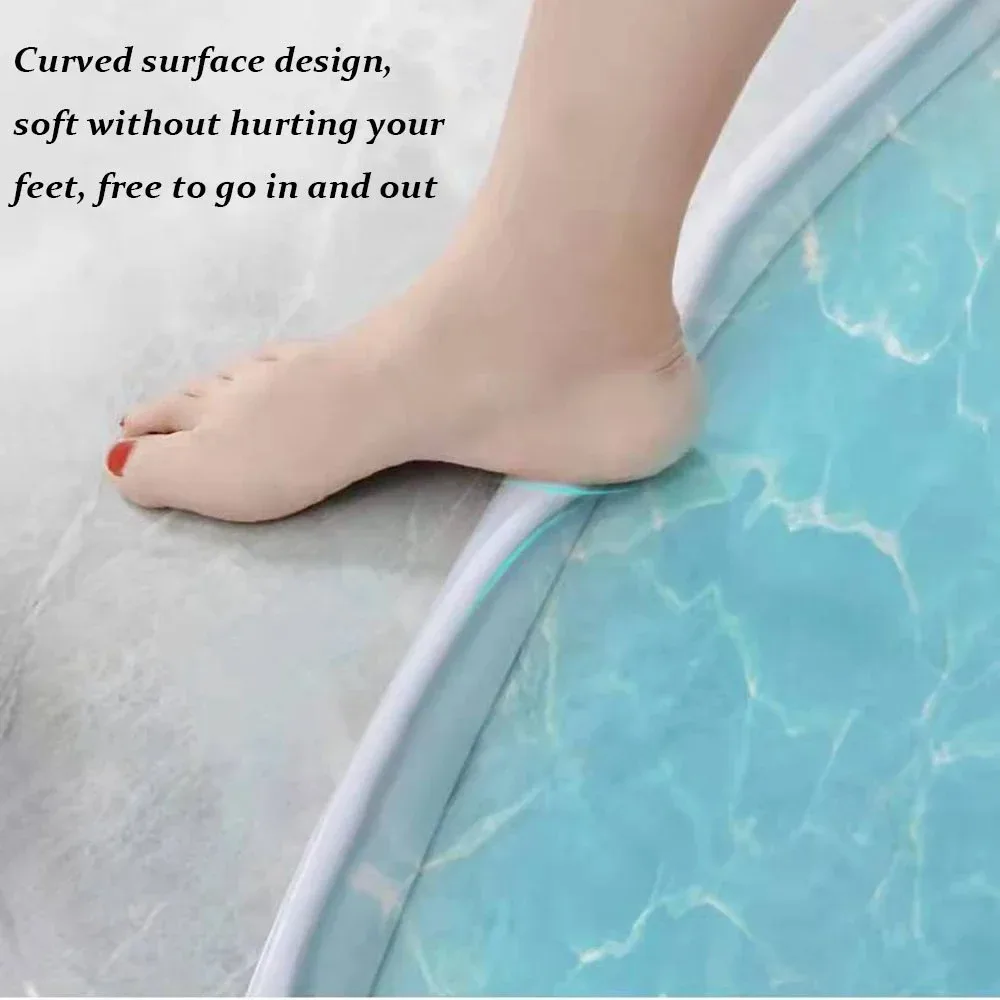 1PC Bathroom Water Stopper Self-Adhesive Water Retaining Strip Bendable Bathroom Door Washing Machine Shower Dam Barrier
1PC Bathroom Water Stopper Self-Adhesive Water Retaining Strip Bendable Bathroom Door Washing Machine Shower Dam Barrier 