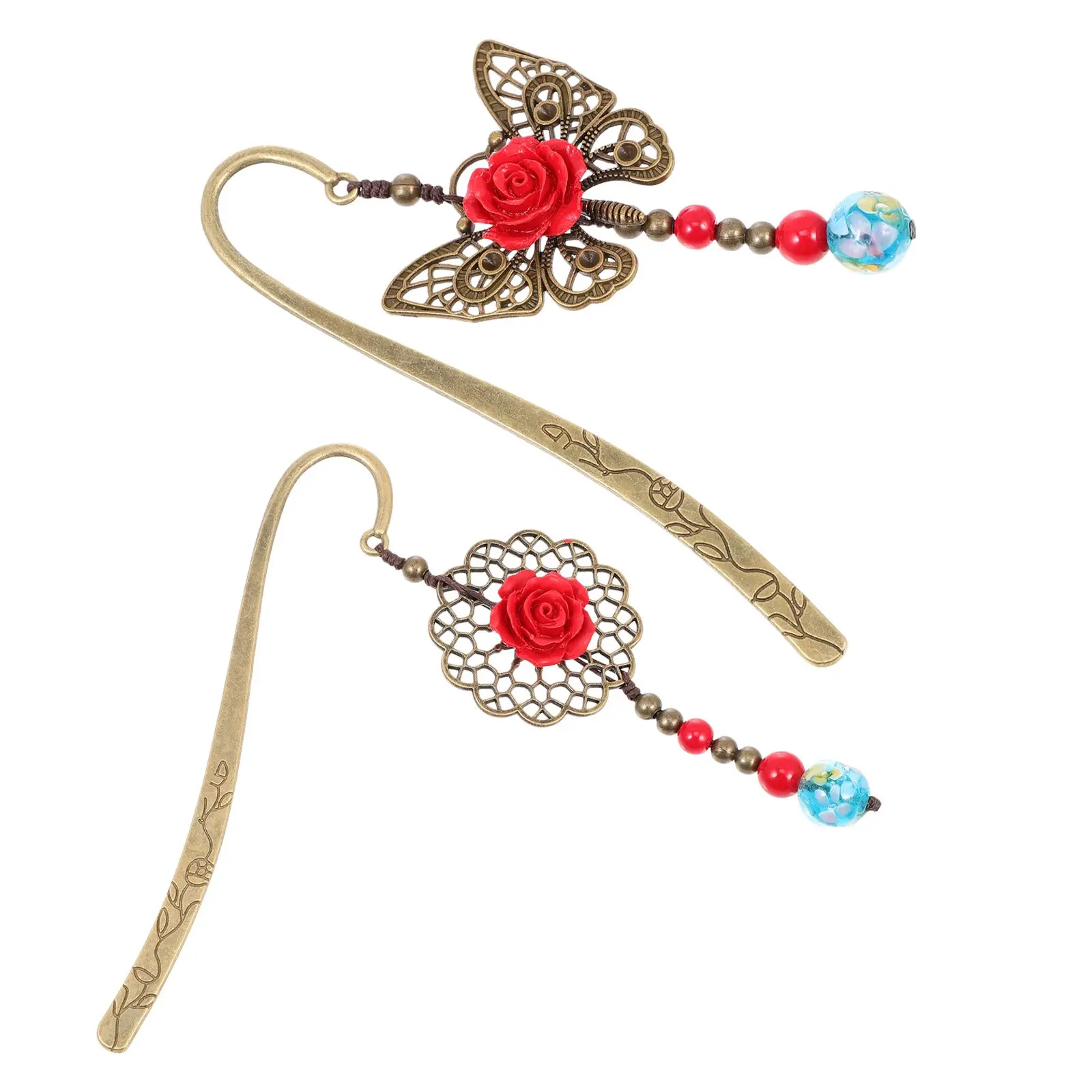 2 Pcs Bookmark Chinese Style Bookmarks Zinc Alloy Tassel Creative Butterfly Flower Butterflies
2 Pcs Bookmark Chinese Style Bookmarks Zinc Alloy Tassel Creative Butterfly Flower Butterflies