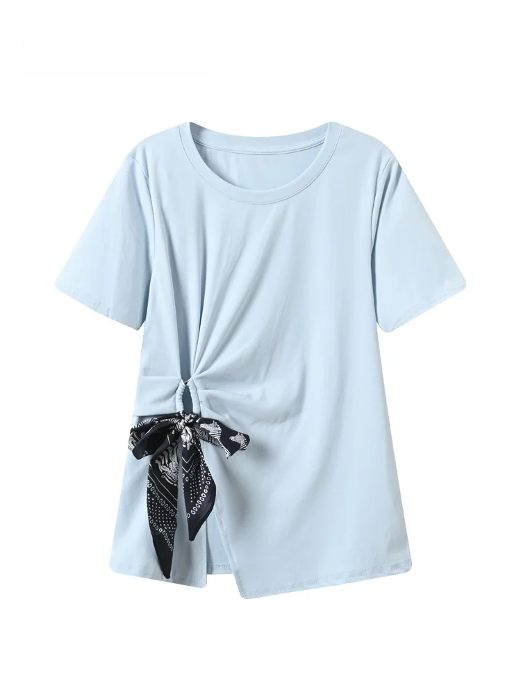 plus Size Short Sleeve T-Shirt Women Summer New Style Slimming Uneven Hem Regular Shoulder Trendy Top Casual Loose Fit Polyes...
plus Size Short Sleeve T-Shirt Women Summer New Style Slimming Uneven Hem Regular Shoulder Trendy Top Casual Loose Fit Polyes...