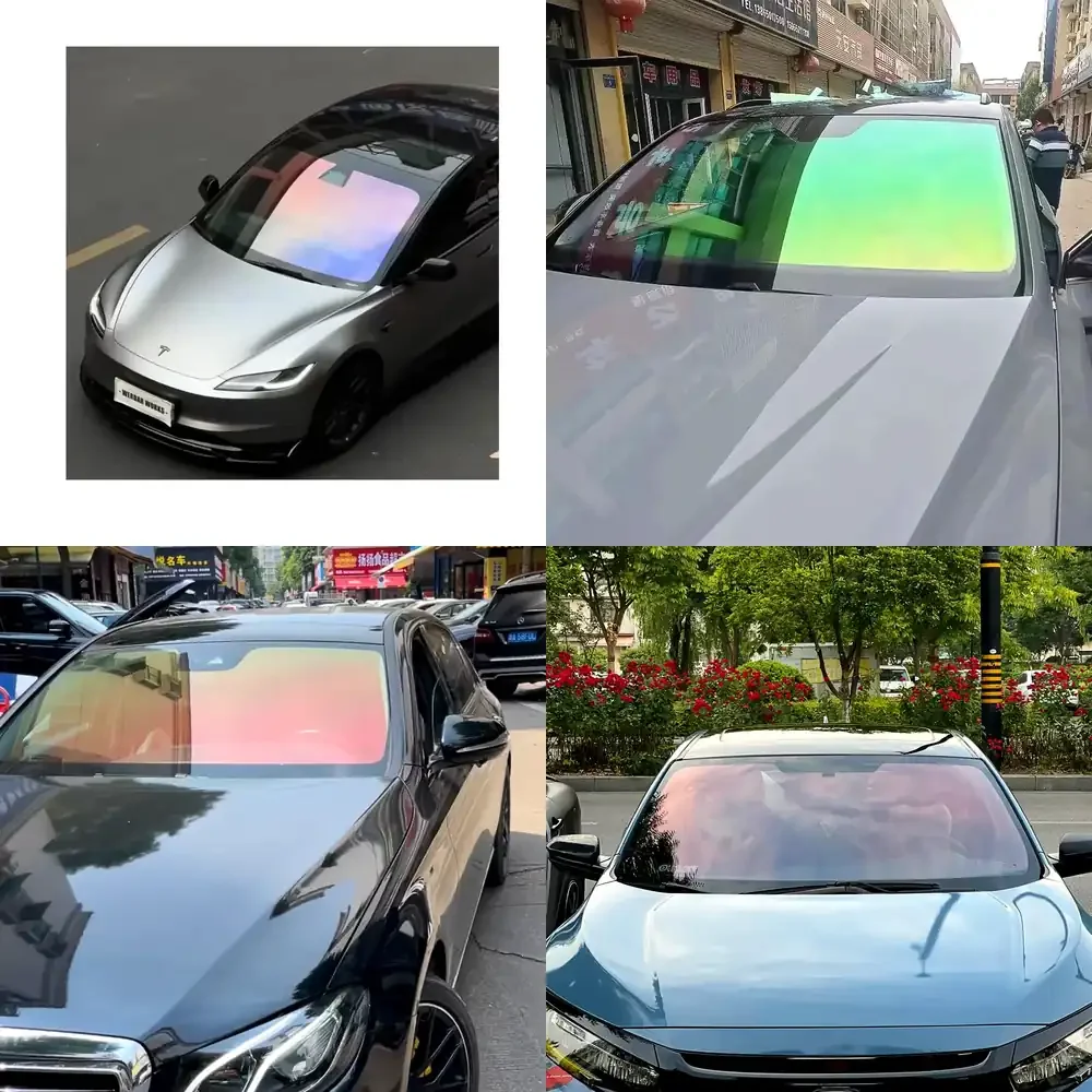 Factory Price 60in*100ft Chameleon PET Window Film UV Protection Protection for Windshield Car Windows Window Tint Film
Factory Price 60in*100ft Chameleon PET Window Film UV Protection Protection for Windshield Car Windows Window Tint Film