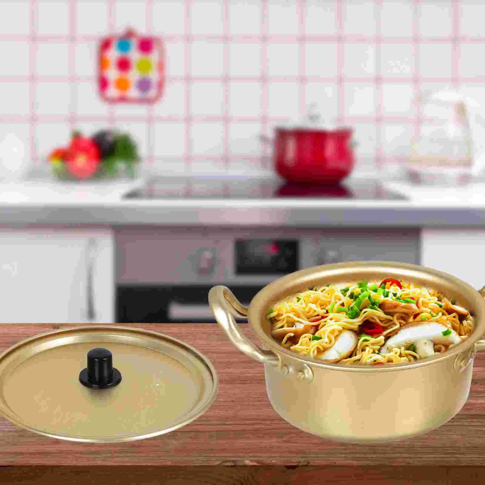 Korean Ramen Pot Aluminum Noodle Stock Kitchen Gadget Utensils Potato Instant Yellow Household Cookware Nonstick Pan
Korean Ramen Pot Aluminum Noodle Stock Kitchen Gadget Utensils Potato Instant Yellow Household Cookware Nonstick Pan