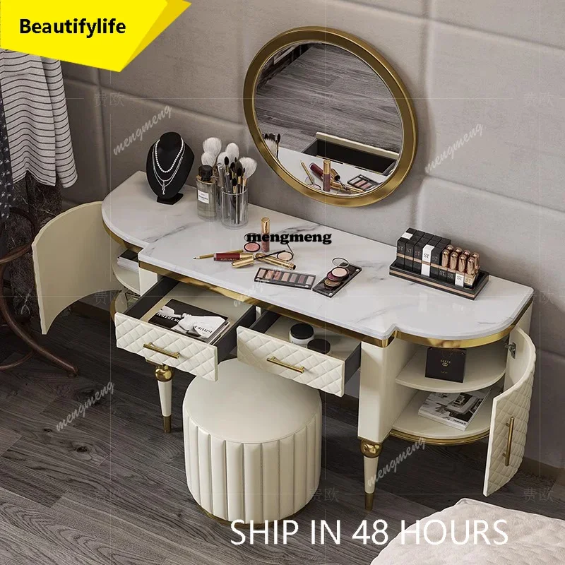 CC European Jewelry Vanity Table Luxury Mid Century Bedroom White Dressing Table Mirror Desk Chair Penteadeira Trendy Furniture
CC European Jewelry Vanity Table Luxury Mid Century Bedroom White Dressing Table Mirror Desk Chair Penteadeira Trendy Furniture