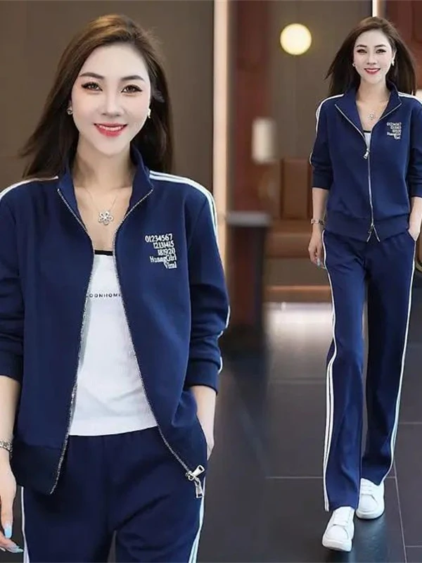 Spring Autumn 2026 plus Size Slimming Fashionable Trendy Anti-Aging Sweatshirt Straight Leg Pants Set Women's Ensemble
Spring Autumn 2026 plus Size Slimming Fashionable Trendy Anti-Aging Sweatshirt Straight Leg Pants Set Women's Ensemble