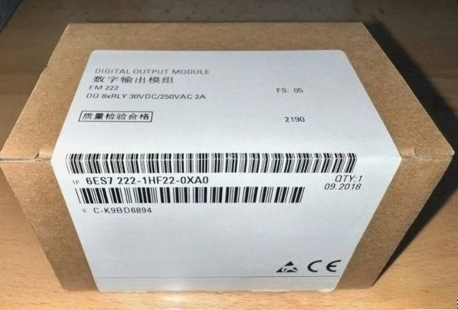 Brand new 6ES7222-1HF22-0XA0 6ES7222 1HF22 0XA0 Editable Controller Module 1pcs Fast Delivery
Brand new 6ES7222-1HF22-0XA0 6ES7222 1HF22 0XA0 Editable Controller Module 1pcs Fast Delivery