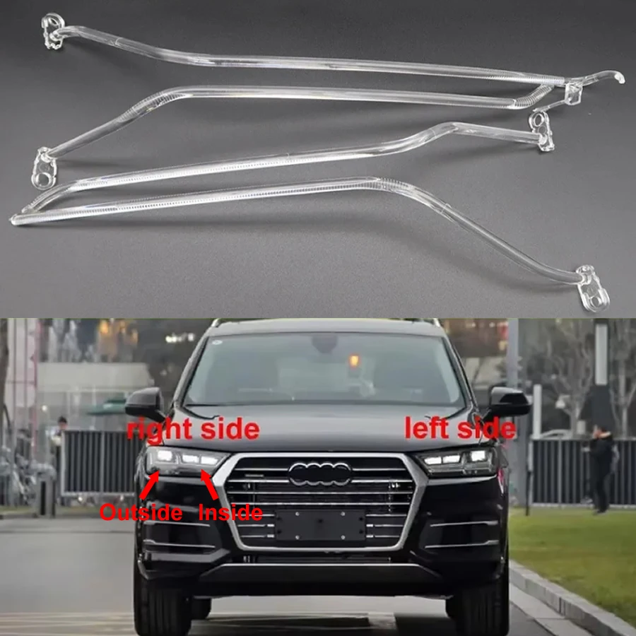 Для Audi Q7 2016-2019: Дневные ходовые огни высокой комплектации, световодная трубка для фар, световая полоса
Для Audi Q7 2016-2019: Дневные ходовые огни высокой комплектации, световодная трубка для фар, световая полоса