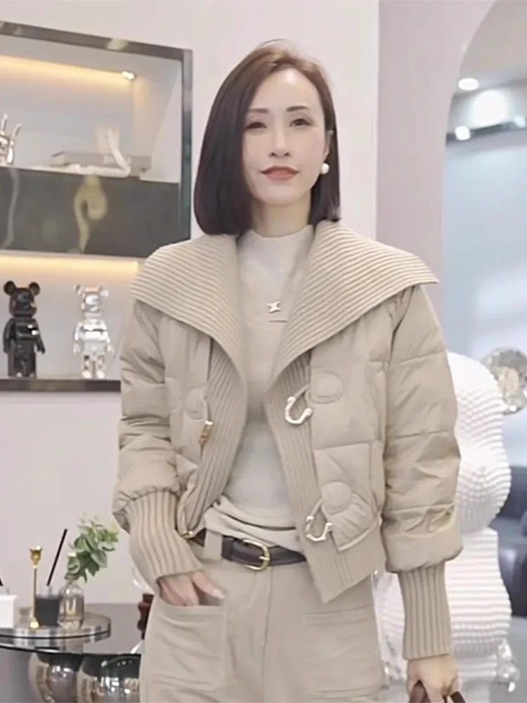 Women's Thiened ort Cotton Jaet Autumn Winter New Sle Korean Version Loose Fit Long Sve Single Button Closure
Women's Thiened ort Cotton Jaet Autumn Winter New Sle Korean Version Loose Fit Long Sve Single Button Closure