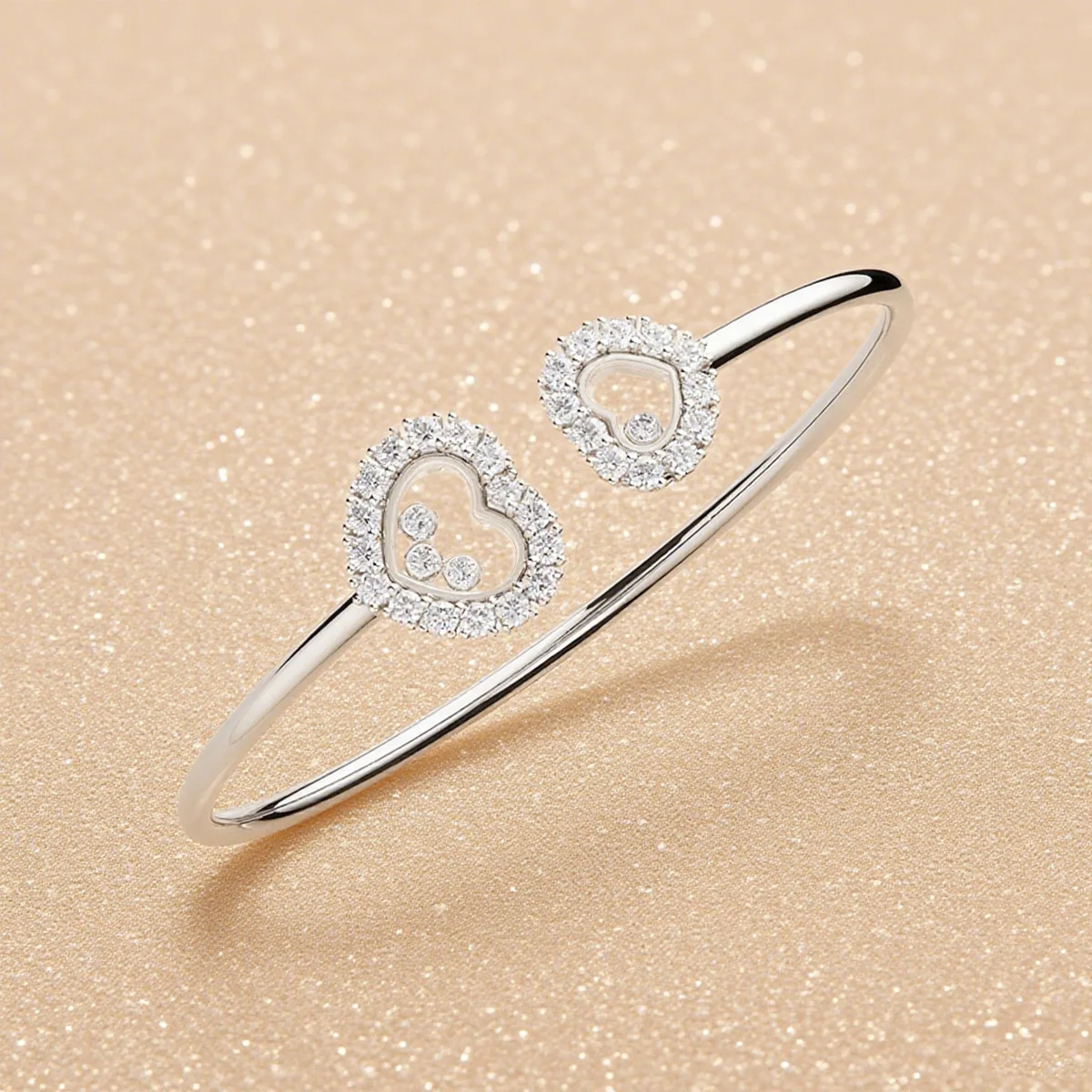 2025 New 925 Silver Fashion Double Heart Luxury Modern Bracelet, Suitable for Daily Casual Women's High end Fashion Jewelry
2025 New 925 Silver Fashion Double Heart Luxury Modern Bracelet, Suitable for Daily Casual Women's High end Fashion Jewelry