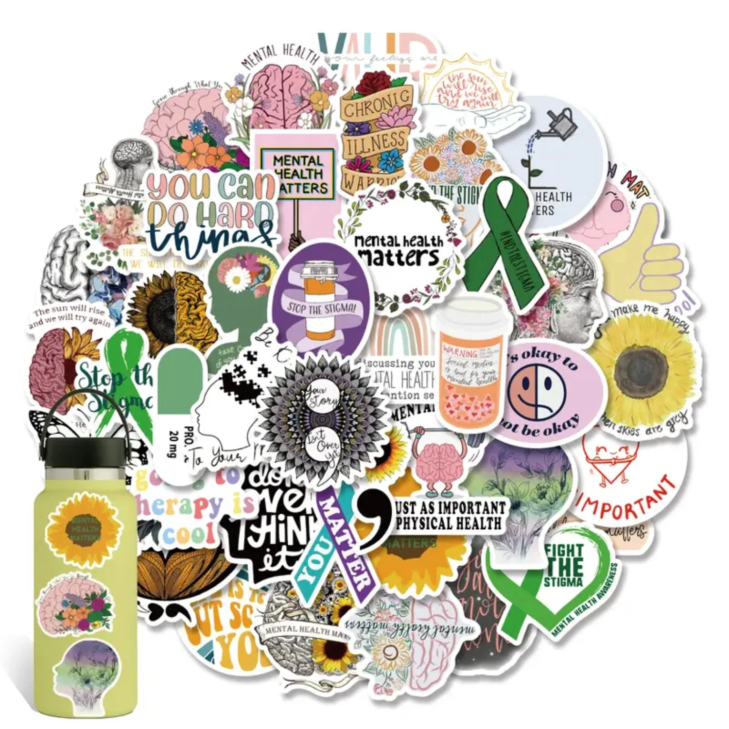 50 PCS Mental Health Stickers Mental Health Awareness Items Vinyl Mental Health Stickers Bulk For Laptop Water Bottles Adults Me
50 PCS Mental Health Stickers Mental Health Awareness Items Vinyl Mental Health Stickers Bulk For Laptop Water Bottles Adults Me