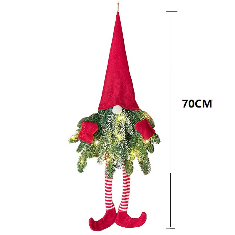 Merry Christmas Pendant 72cm Santa Claus Pine Needle Wreath New Year Gift Home Wall Door Hanging Decorations Window Layout
Merry Christmas Pendant 72cm Santa Claus Pine Needle Wreath New Year Gift Home Wall Door Hanging Decorations Window Layout