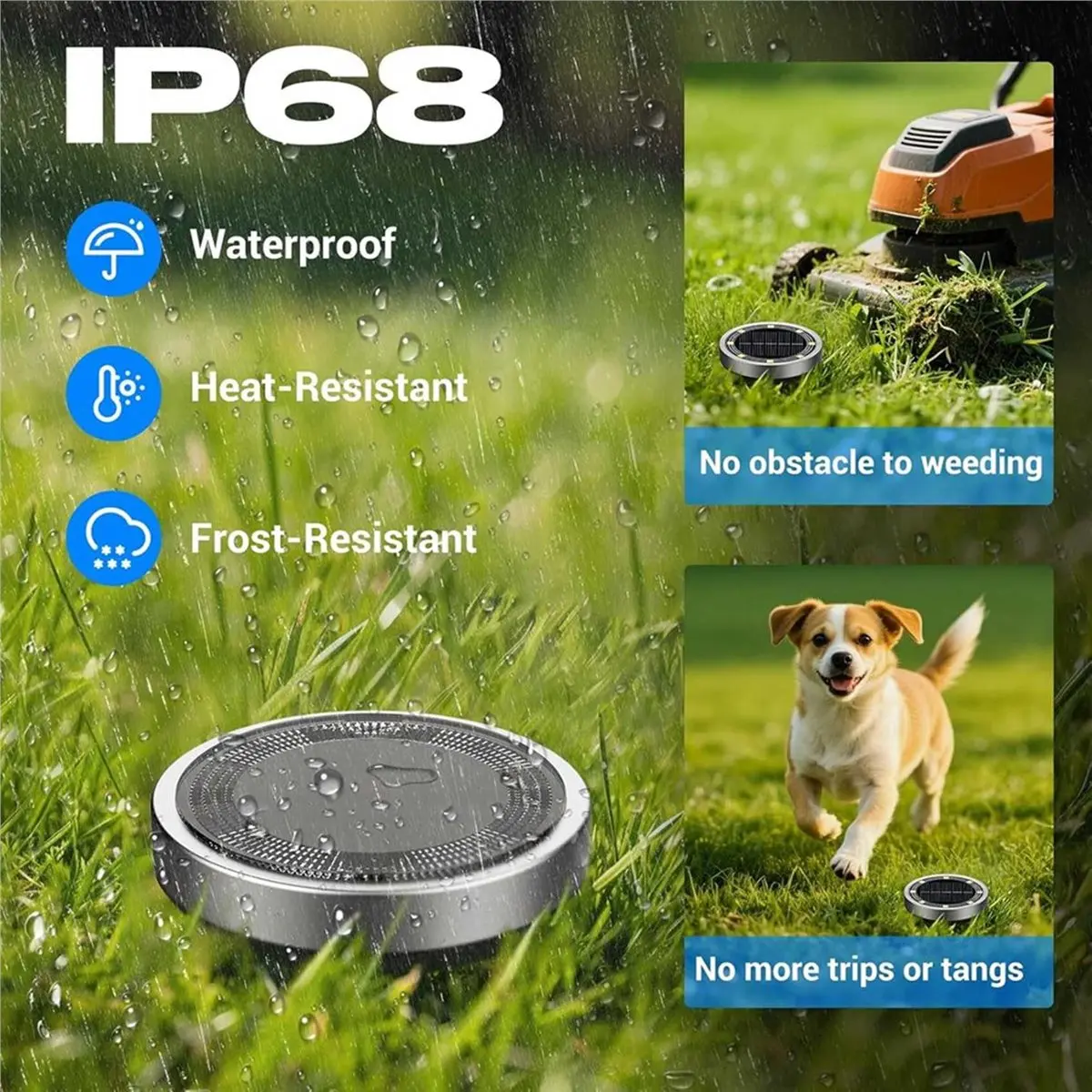 DT57 LATEST MODEL 8PCS Solar Ground Lights Outdoor, Solar Powered Disc Lights, IP68 Waterproof for Pathway Garden Yard Lawn Walk
DT57 LATEST MODEL 8PCS Solar Ground Lights Outdoor, Solar Powered Disc Lights, IP68 Waterproof for Pathway Garden Yard Lawn Walk