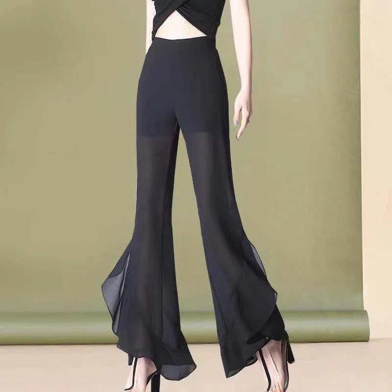 Chiffon Micro-pull Pants Women's Summer 2026 New High-waisted Slim-fitting Flared Pants
Chiffon Micro-pull Pants Women's Summer 2026 New High-waisted Slim-fitting Flared Pants