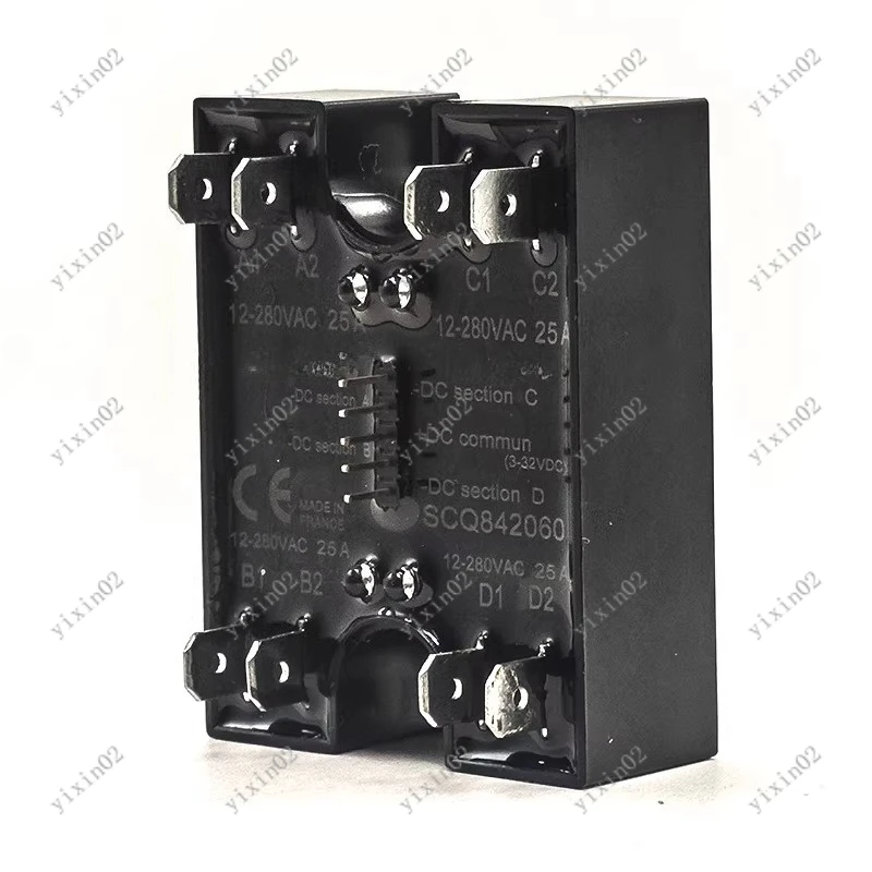 Solid State Relay SSR SQ24D25 TD2420Q SD24R50 SCQ842060 SQ24D25-12 Switch 1PCS
Solid State Relay SSR SQ24D25 TD2420Q SD24R50 SCQ842060 SQ24D25-12 Switch 1PCS