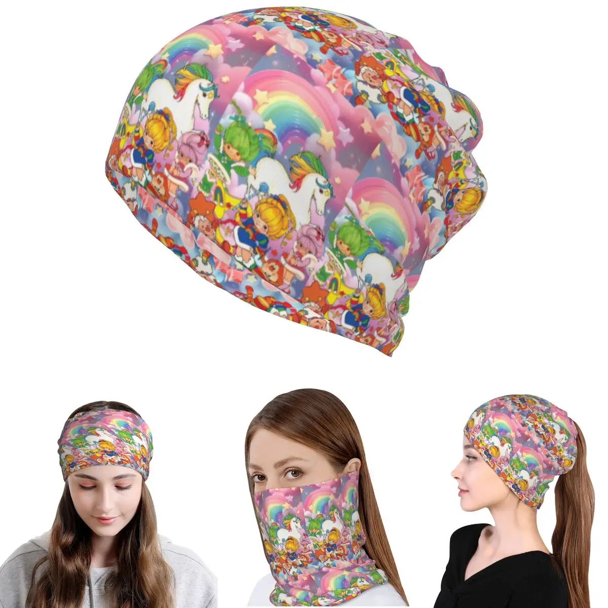 Cartoon Cute Rainbow Brite Bandana Neck Gaiter Mask Scarf Multi-use Balaclava Beanies Hat for Men Women Adult Washable
Cartoon Cute Rainbow Brite Bandana Neck Gaiter Mask Scarf Multi-use Balaclava Beanies Hat for Men Women Adult Washable