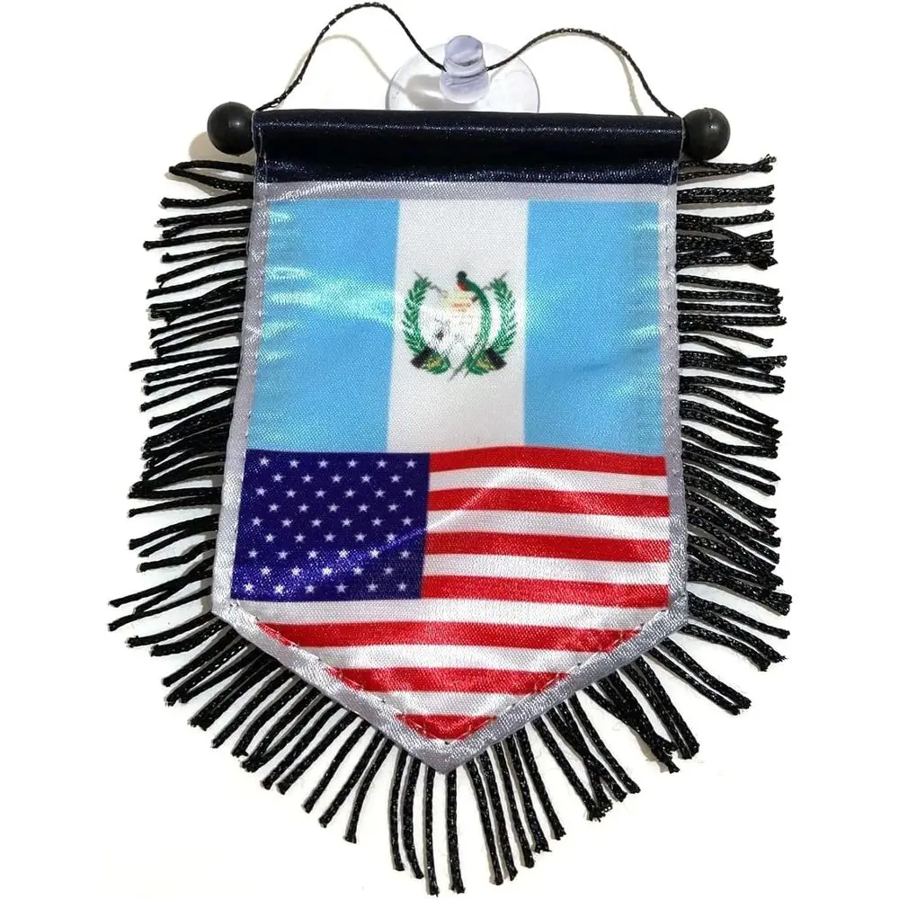 USA Mini Banner Sports Car & Home Decor Guatemalan-Inspired Glass Stick-On Hangings
USA Mini Banner Sports Car & Home Decor Guatemalan-Inspired Glass Stick-On Hangings