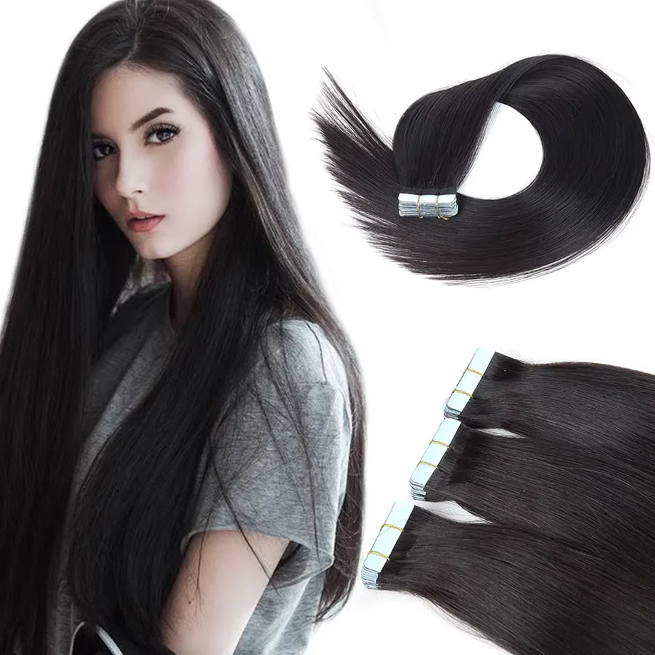 Human Hair Natural Black Hair Tape in Hair Extensions 20pcs Invisible Tape in Human Extensions Seamless Straight Human Hair Extensions
Human Hair Natural Black Hair Tape in Hair Extensions 20pcs Invisible Tape in Human Extensions Seamless Straight Human Hair Extensions